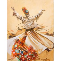 Naushad Alam, 18 x 24 Inch, Oil on Canvas, Figurative Painting, AC-NAL-209